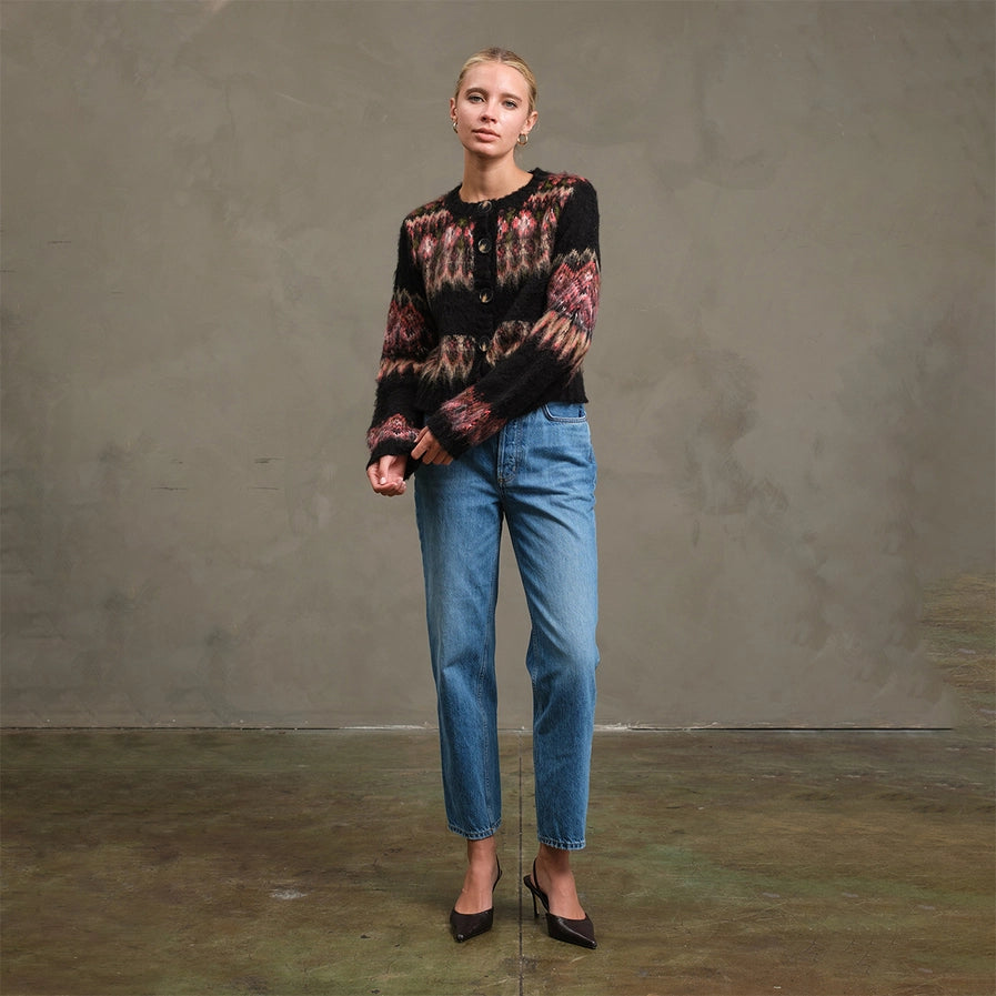 Camden Icelandic Fuzzy Knit Cardigan
