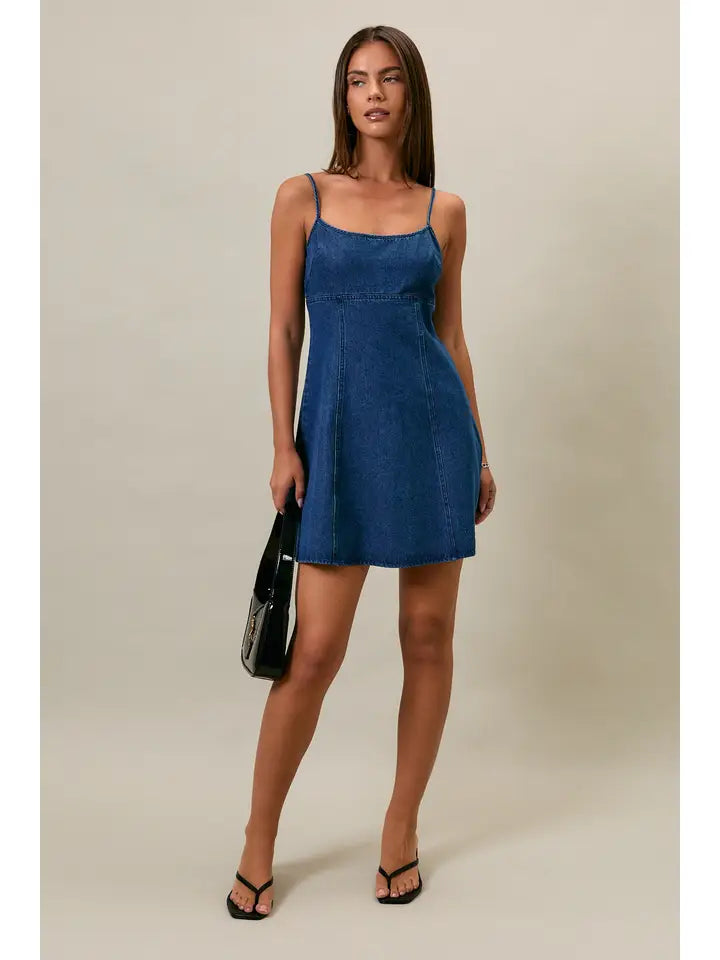 Jolie Denim Baby Doll Denim Dress