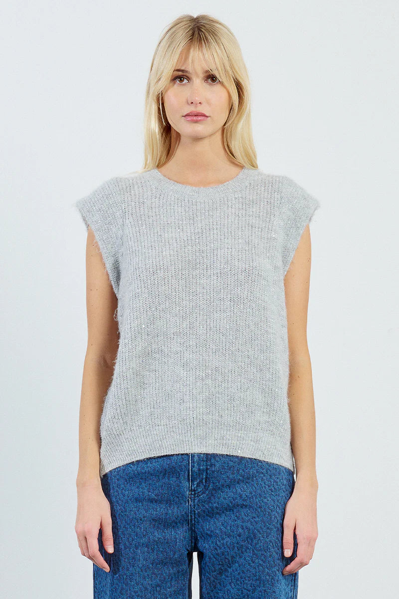 Brynn Sleeveless Knit Sweater