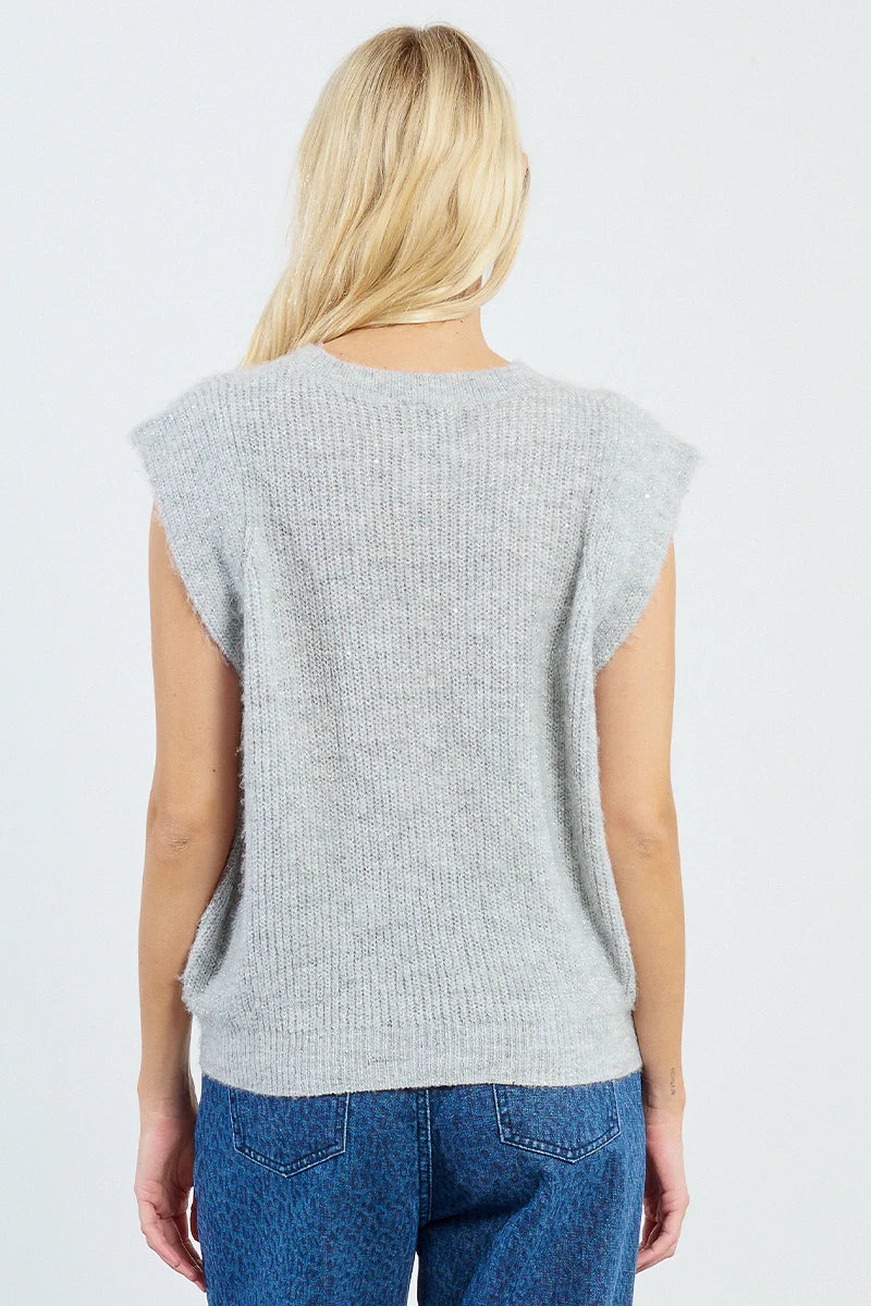 Brynn Sleeveless Knit Sweater