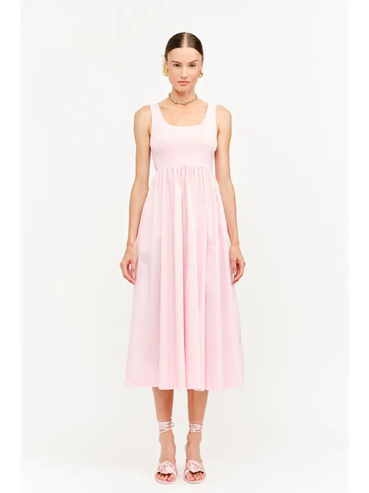 Hayden Pink Midi Dress
