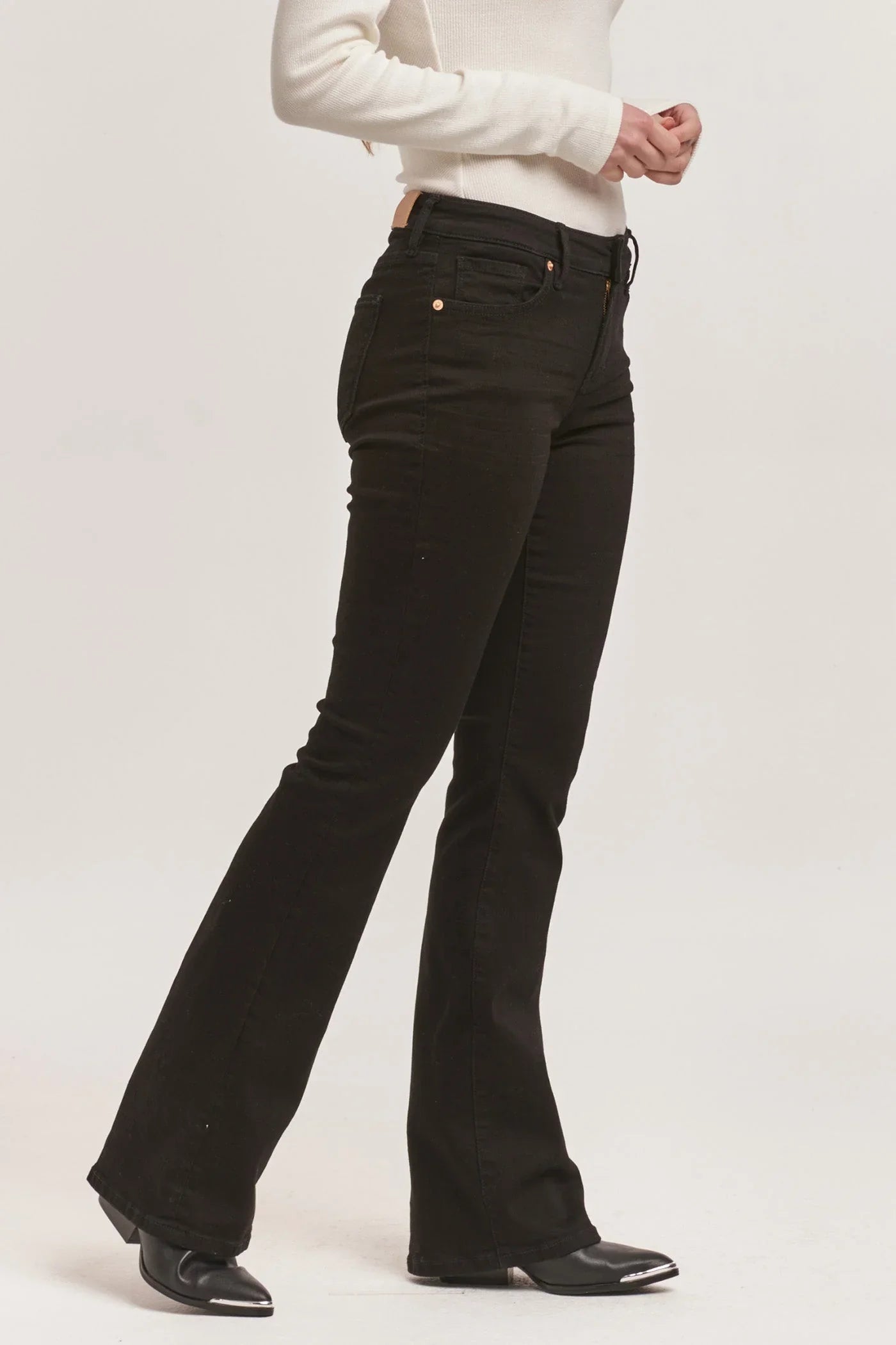 Jaxtyn Black Bootcut Denim