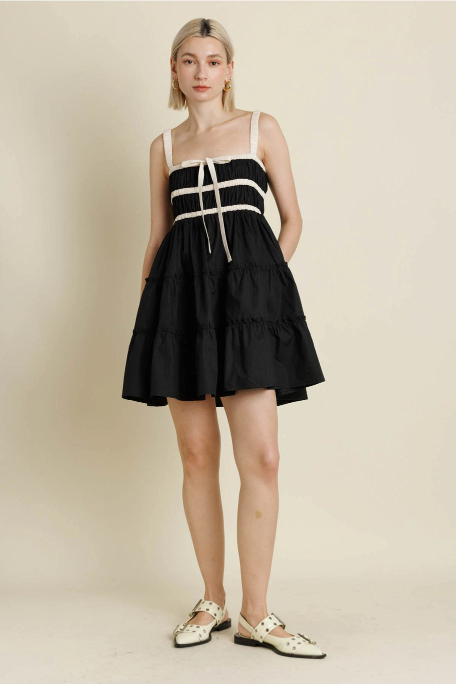 Gracie Contrast Mini Dress