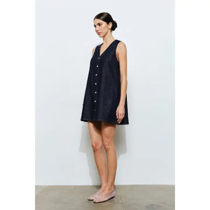 Mary Denim Shift Dress