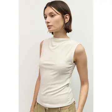 Loraine Cowl Neck Sleeveless Top
