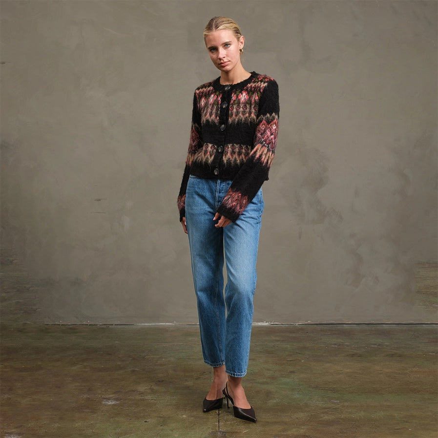 Camden Icelandic Fuzzy Knit Cardigan