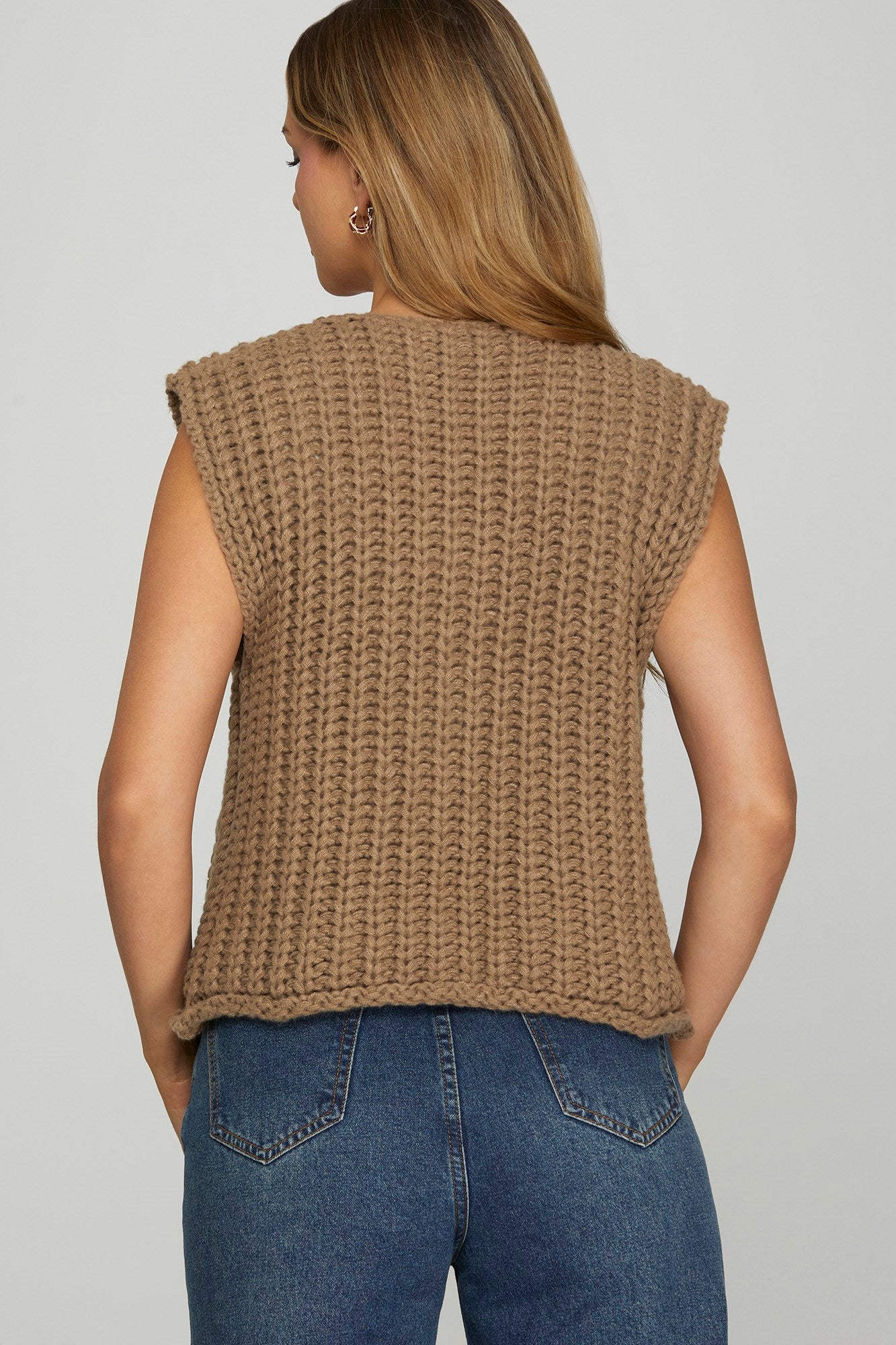 Dawn Chunky Knit Sweater Vest
