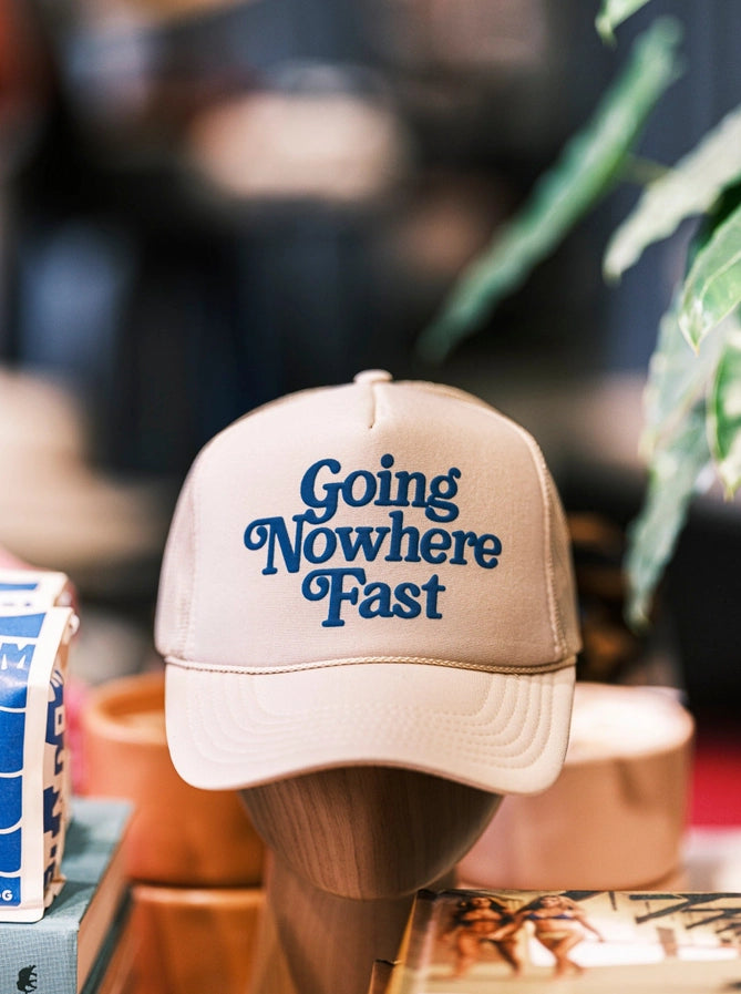 Going Nowhere Fast Trucker Hat