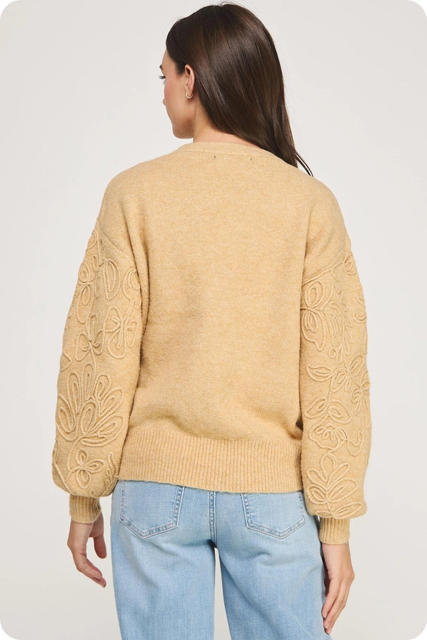 Mae Floral Embroidery Cardigan