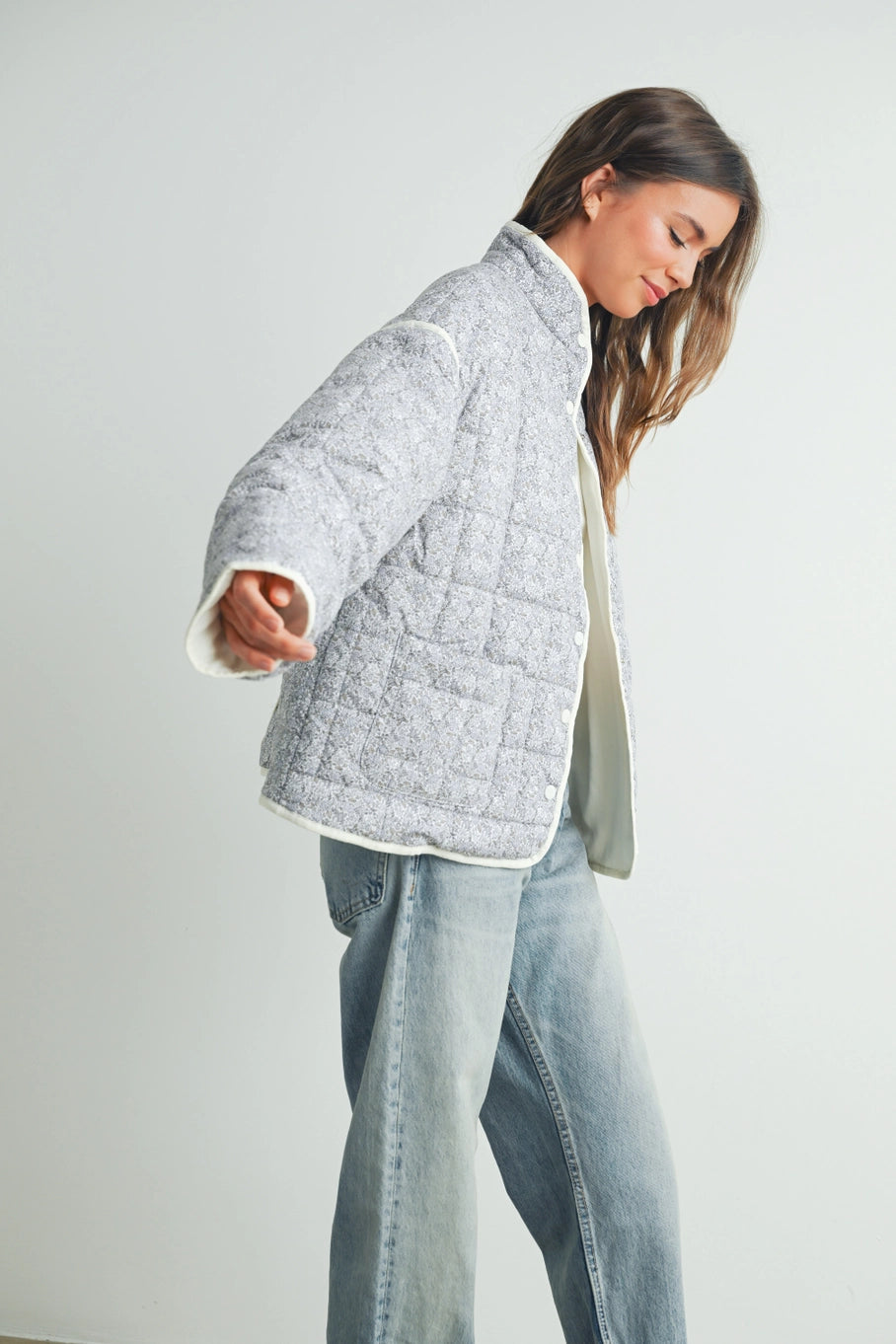 River Floral Quilted Jacket