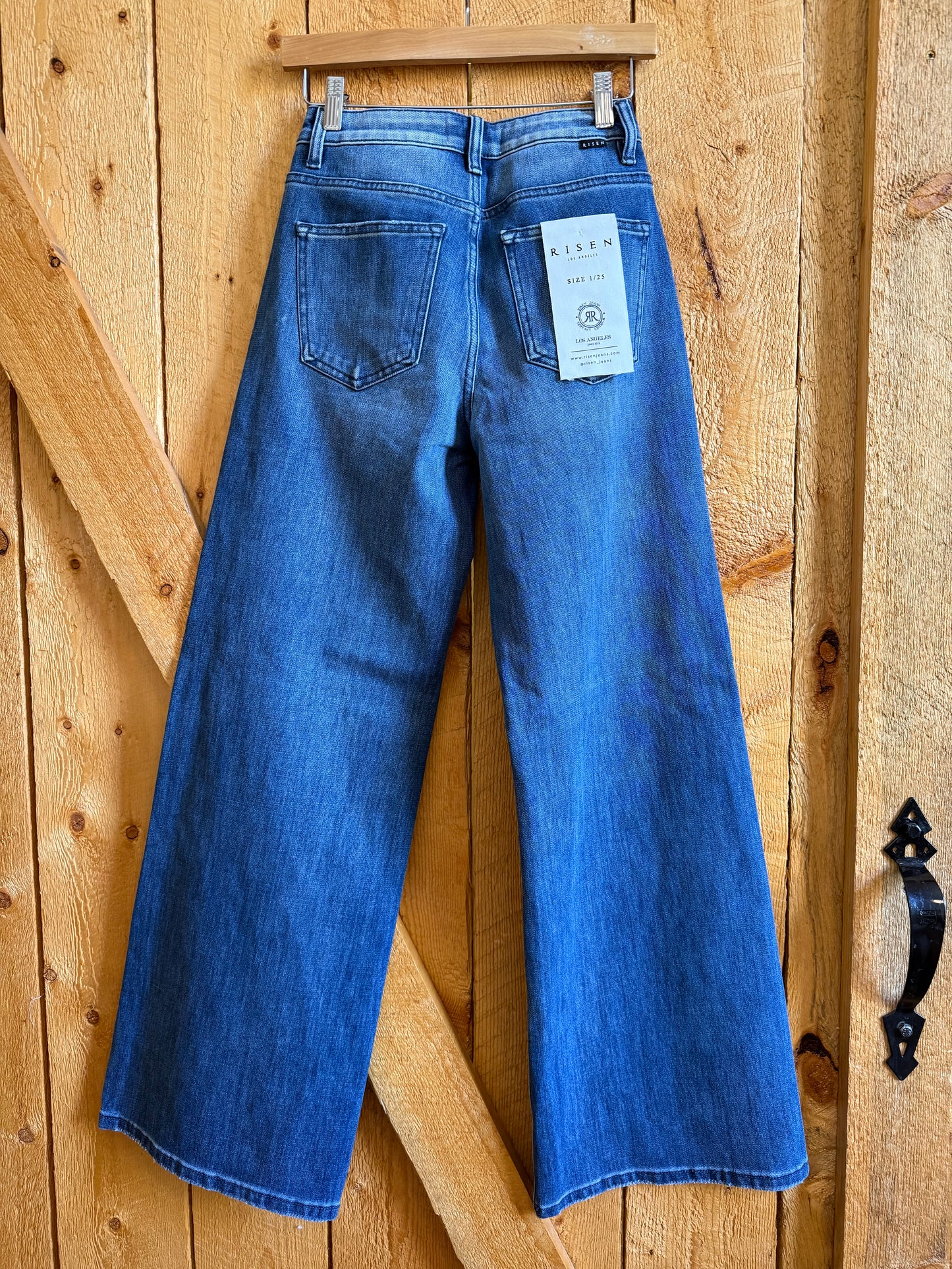 Rebecca High Rise Wide Leg Full Length Denim