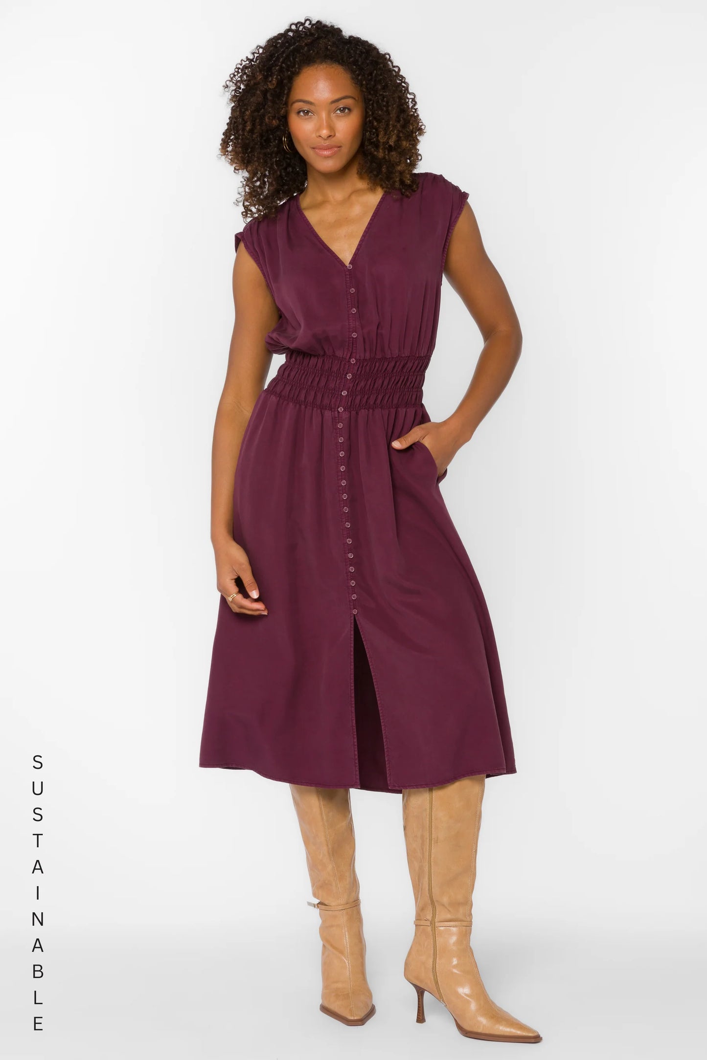 Persa Smocked Waist Dress