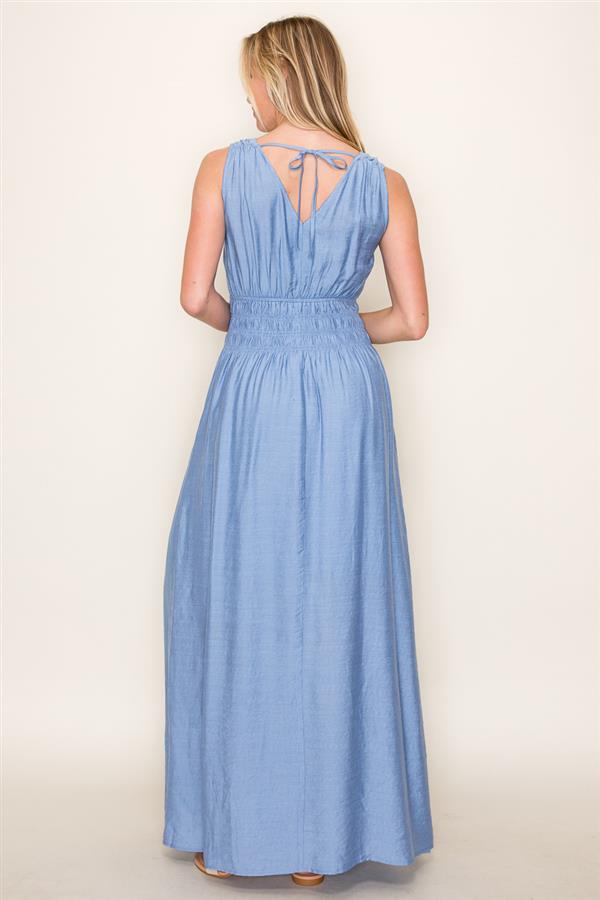 Samantha V neck Maxi Dress
