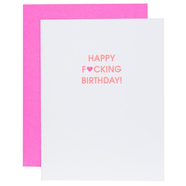 Happy F*cking Birthday Card