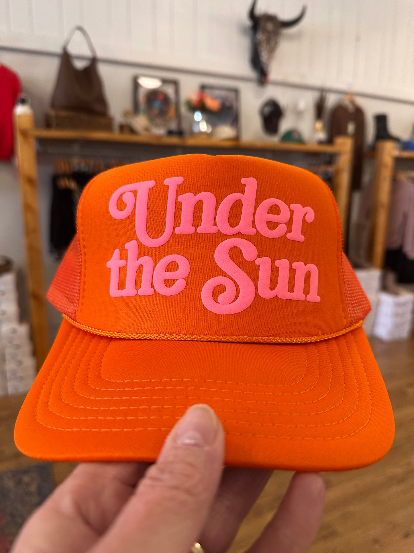 Under The Sun Trucker Hat/Orange
