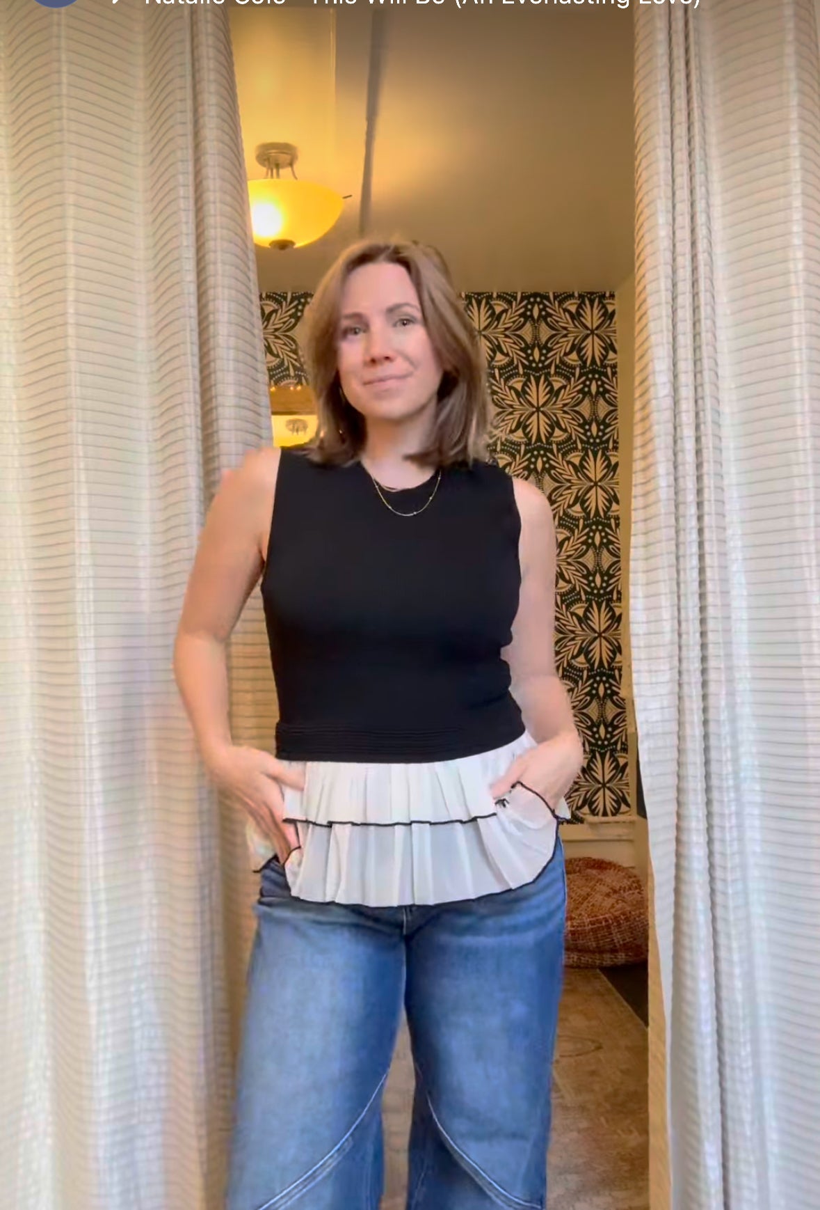 Crissy Lace Rue Layered Knit Top