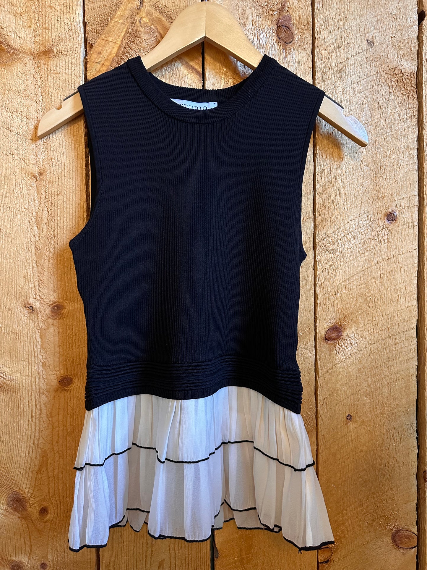 Crissy Lace Rue Layered Knit Top