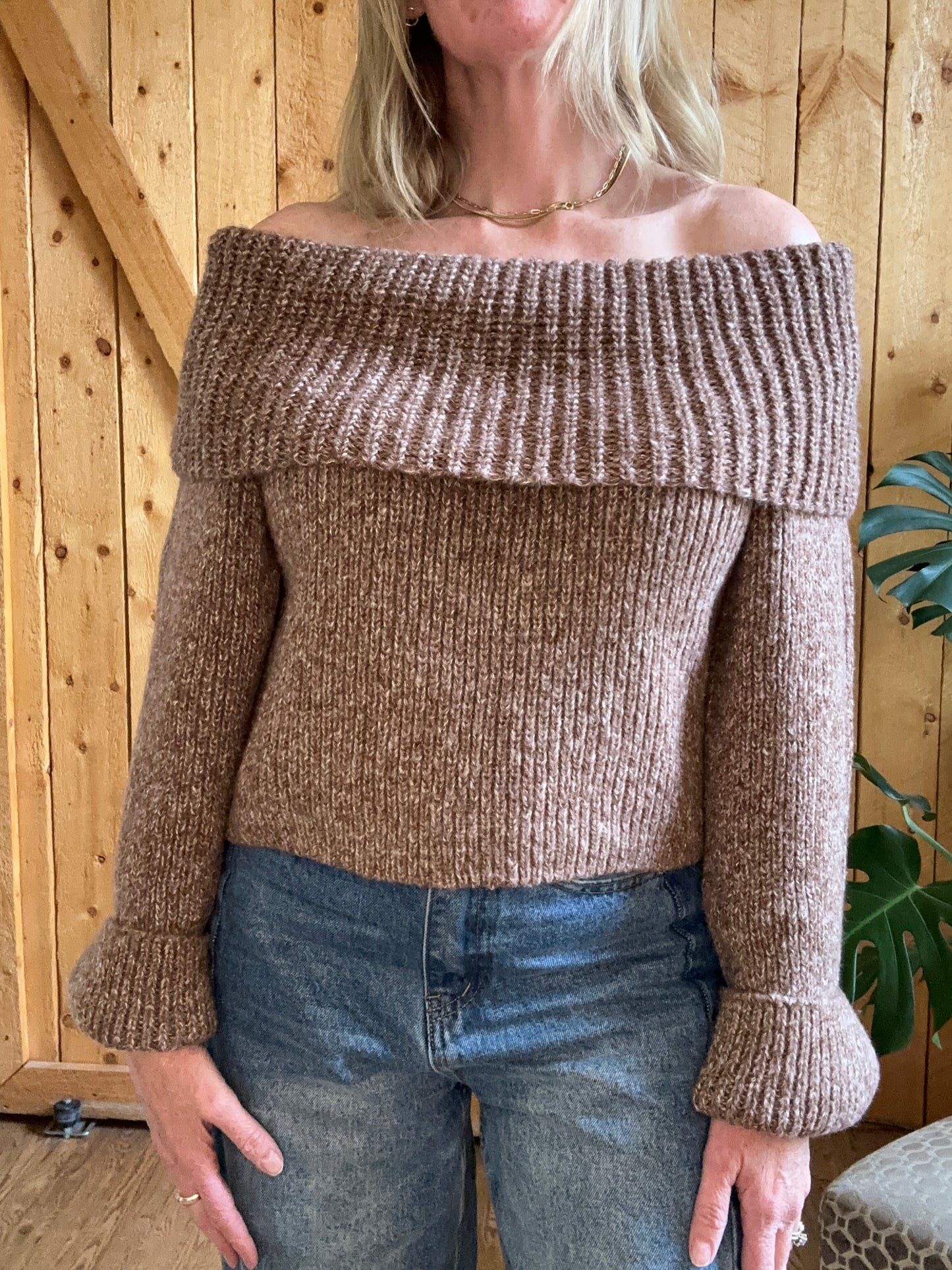 Marley Off Shoulder Sweater