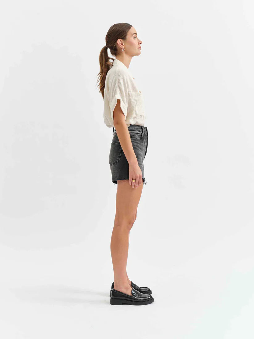 Bottom Line High Rise Denim Short
