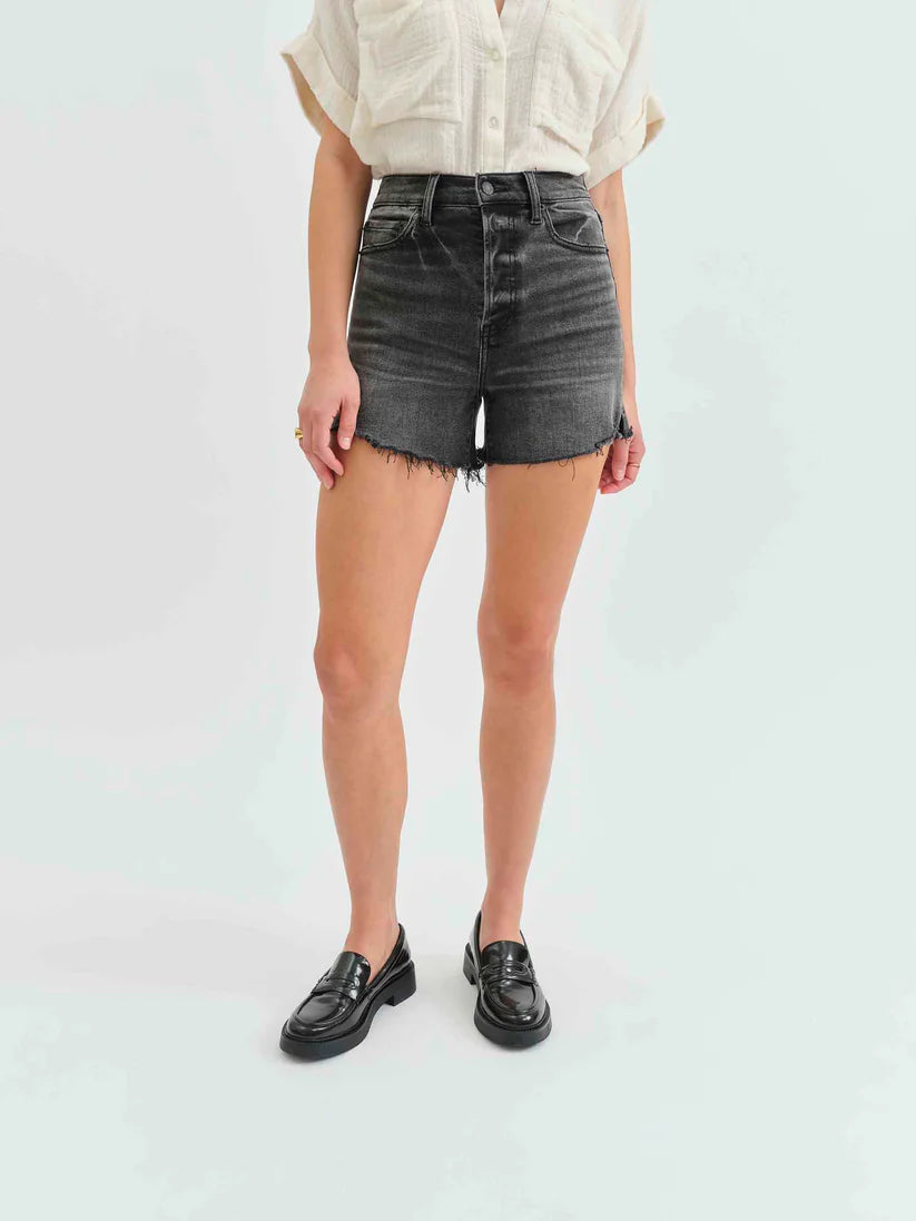 Bottom Line High Rise Denim Short