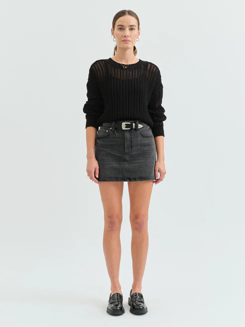 Malibu Mini Denim Skirt