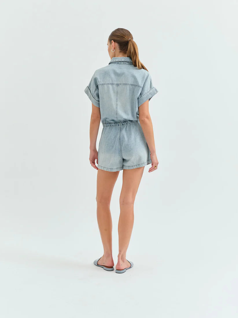 Surfside Denim Romper