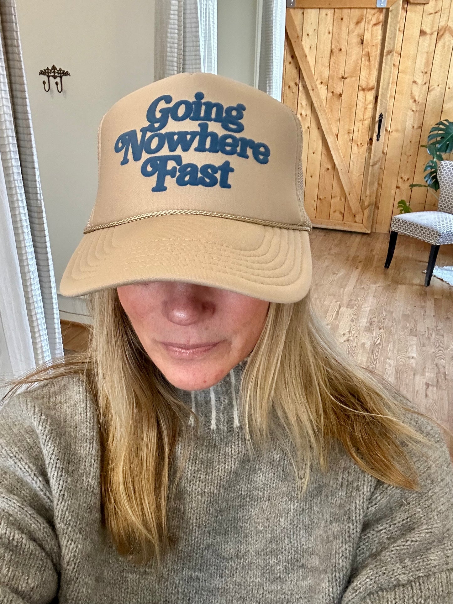 Going Nowhere Fast Trucker Hat