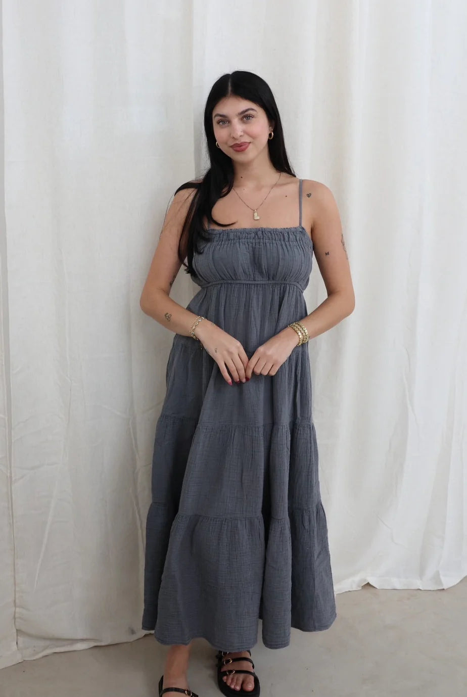 Adeline Tiered Maxi Dress