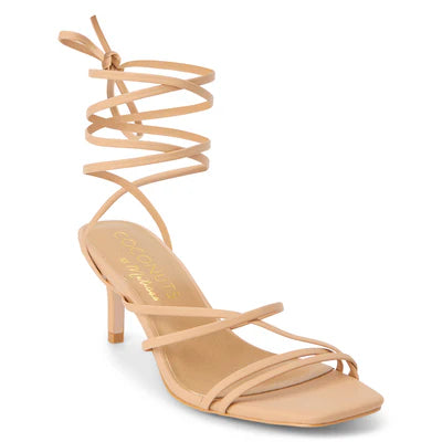 Lilly Heeled Sandal with Removable Ankle Tie