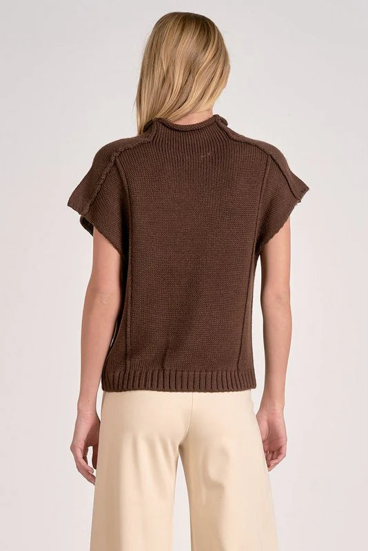 Maura Cap Sleeve Sweater Top