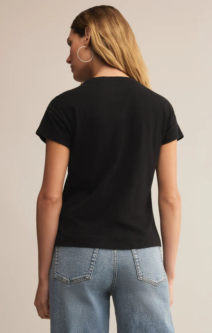Modern Slub Tee/Blk