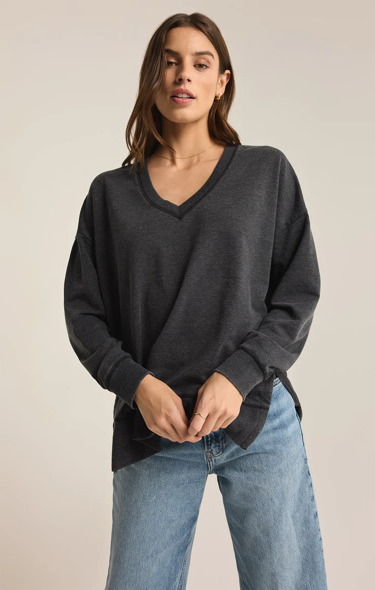 Modern V Neck Weekender Top