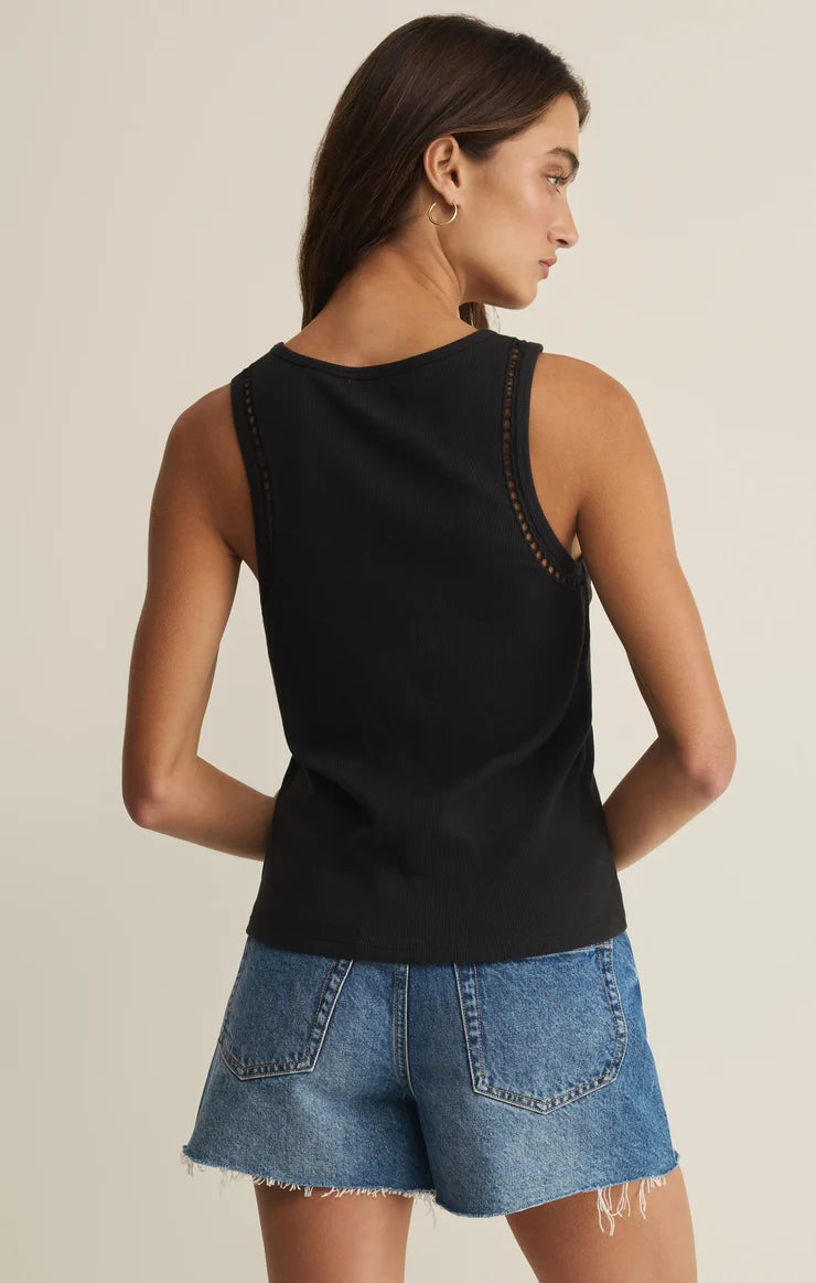 Boa Rib Tank/Black