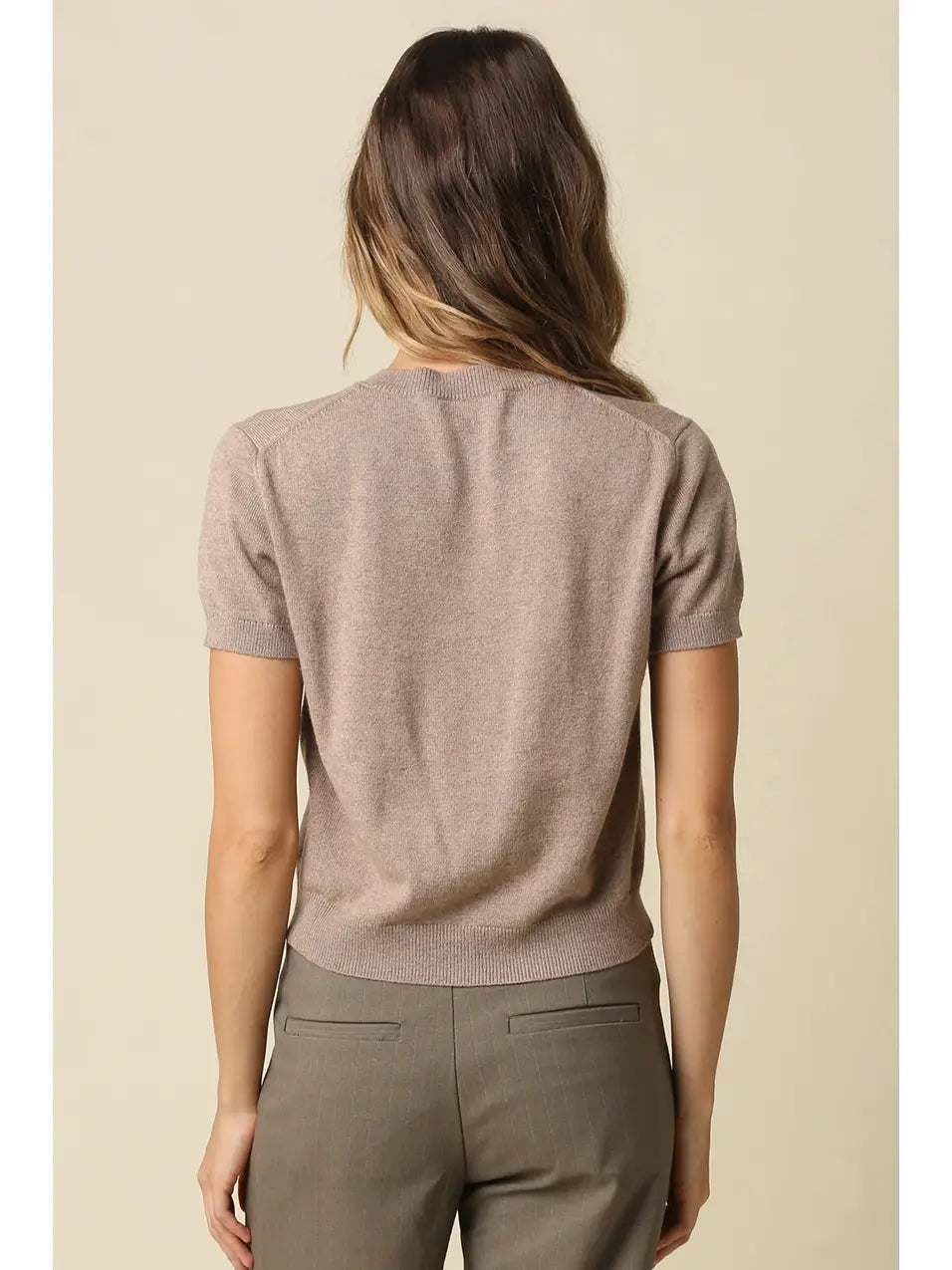 Maddie Short Sleeve Classic Cardigan