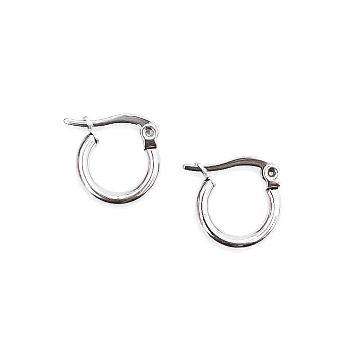 Silver Small Hoop Earrings