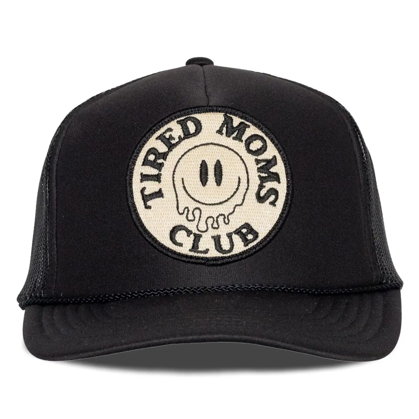 Tired Moms Club Trucker Hat/ Blk
