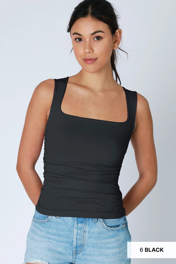 Chloe Square Neck Seamless Tank