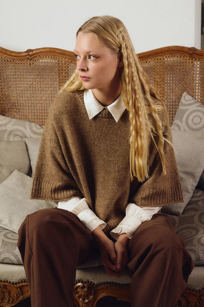 Bellamy Oversized Sweater/Camel