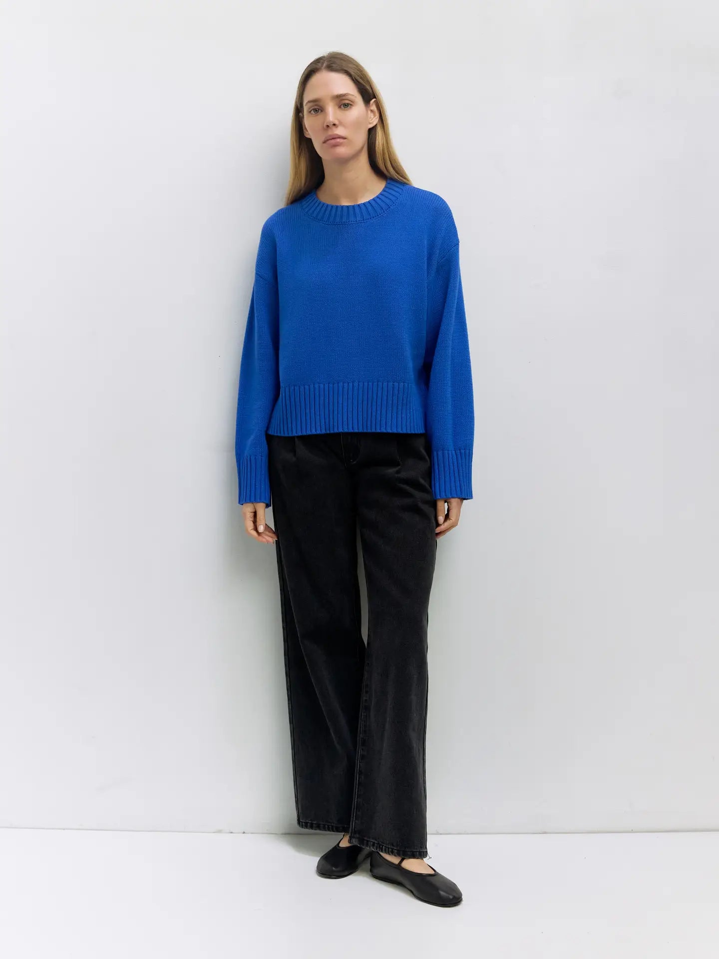 Asher Oversized Cropped Sweater