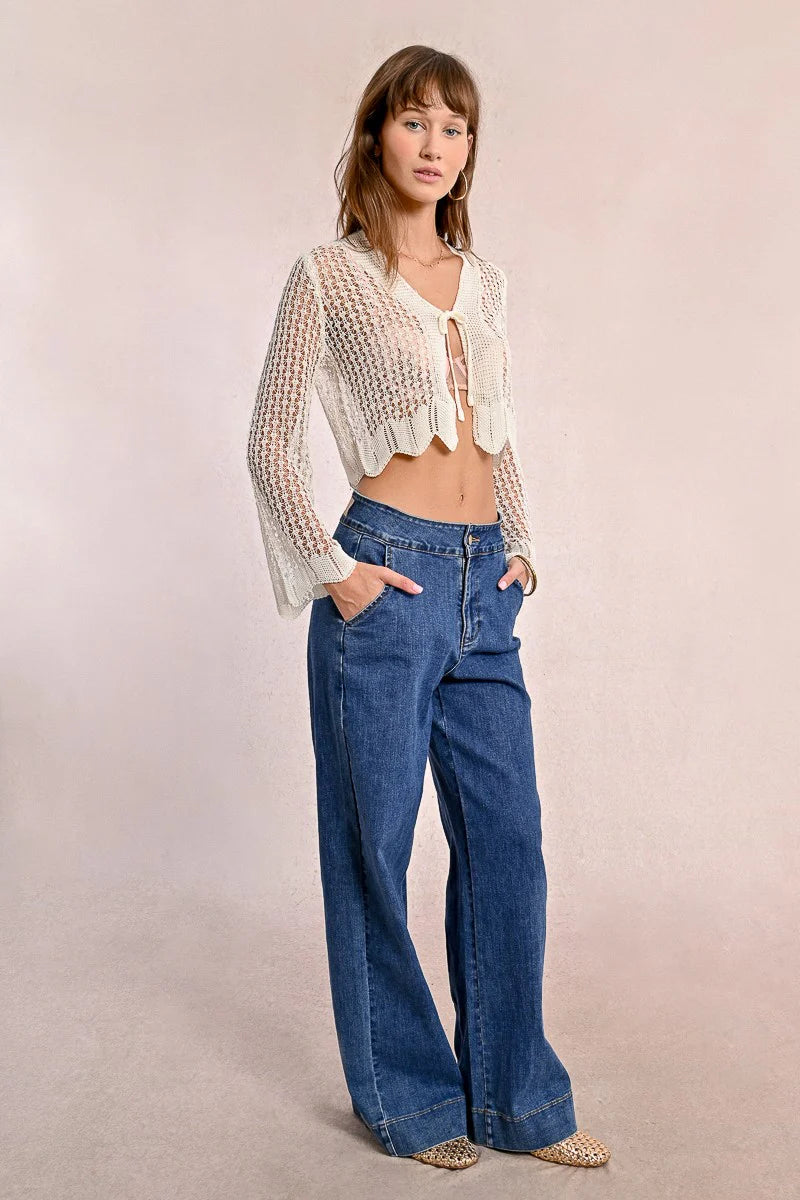 Lace Knit Cardigan