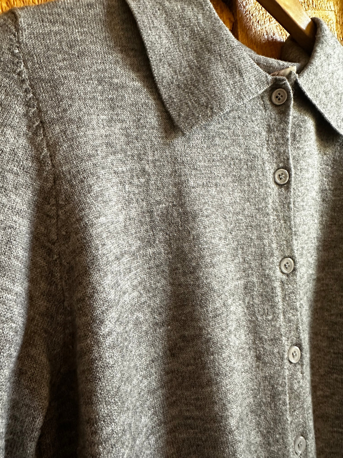Whitney Cardigan with Collar/Grey
