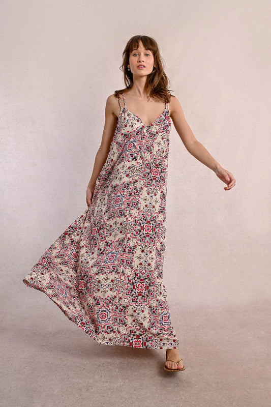 Luna Long Dress w/ Double Straps