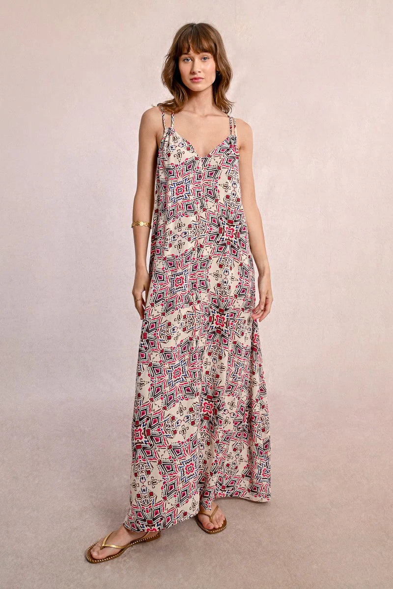 Luna Long Dress w/ Double Straps