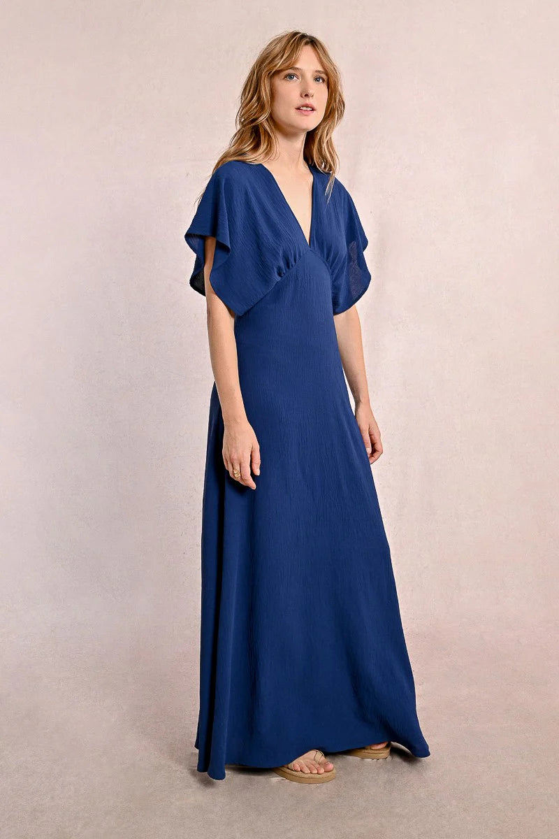 Amelia Long Dress Navy