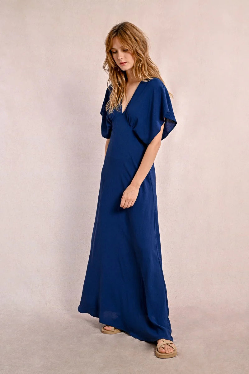 Amelia Long Dress Navy