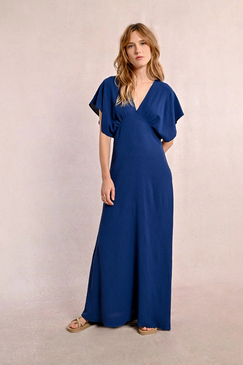 Amelia Long Dress Navy