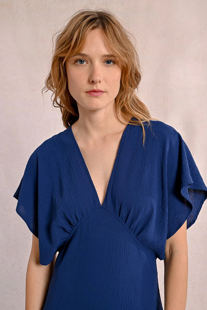 Amelia Long Dress Navy