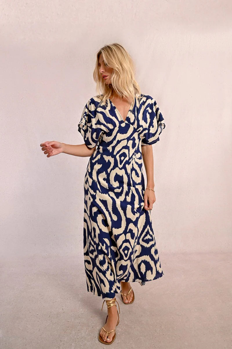 Molly Long Printed Dress