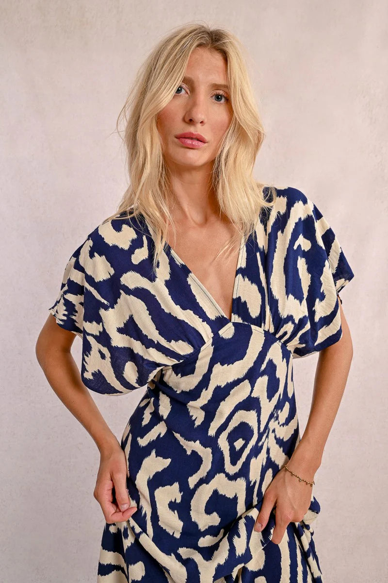 Molly Long Printed Dress