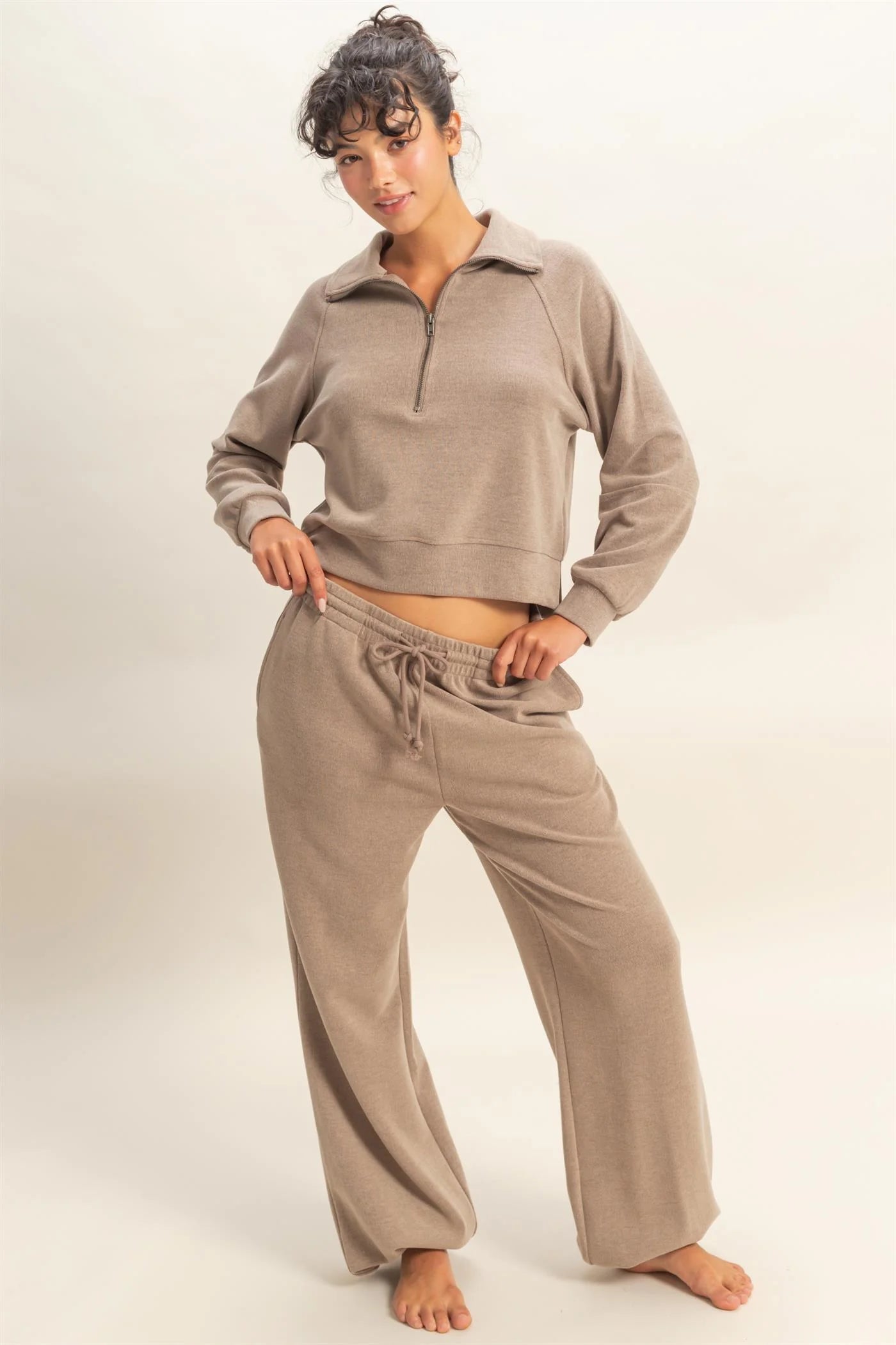 Harper Half Zip Pullover Sweatshirt